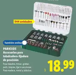 Lidl Parkside - accesorios para taladradora-lijadora de precisión oferta