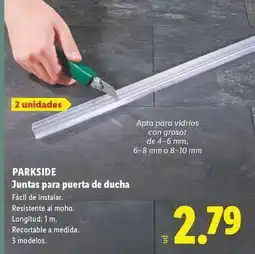 Lidl Parkside - juntas para puerta de ducha oferta