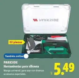 Lidl Parkside - herramientas para silicona oferta