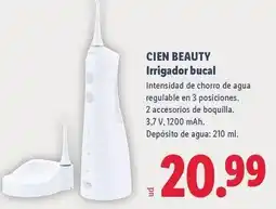 Lidl Cien beauty - irrigador bucal oferta