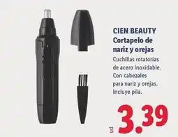 Lidl Cien beauty - cortapelo de nariz y orejas oferta