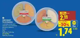 Lidl Chef select - trio de hummus oferta