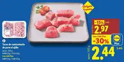 Lidl Tacos de contramuslo de pavo al ajillo oferta
