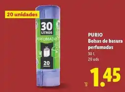 Lidl Purio - bolsas de basura perfumadas oferta