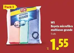 Lidl W5 - bayeta microfibra multiusos grande oferta