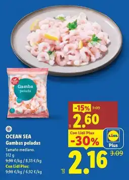Lidl Ocean sea - gambas peladas oferta