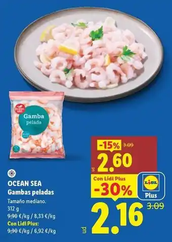 Lidl Ocean sea - gambas peladas oferta
