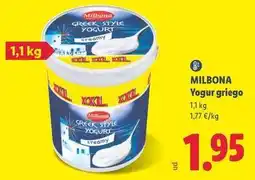 Lidl Milbona - yogur griego oferta