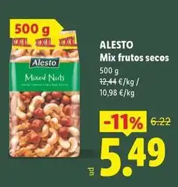 Lidl Alesto - mixed frutos secos oferta