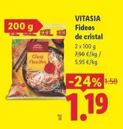 Lidl Vitasia - fideos de cristal oferta