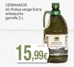 Keisy GERMANOR oli d'oliva verge Extra arbequina garrafa oferta