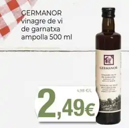 Keisy GERMANOR vinagre de vi de garnatxa ampolla oferta