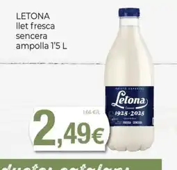 Keisy LETONA llet fresca sencera ampolla oferta