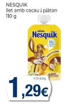 Keisy NESQUIK llet amb cacau i plàtan oferta