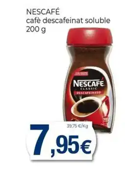 Keisy NESCAFÉ cafè descafeinat soluble oferta