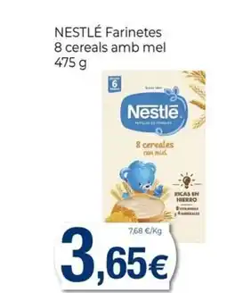 Keisy NESTLÉ Farinetes 8 cereals amb mel oferta