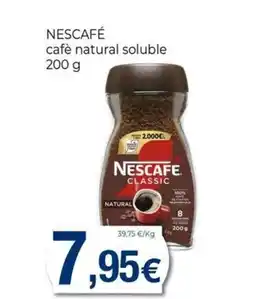 Keisy NESCAFÉ cafè natural soluble oferta