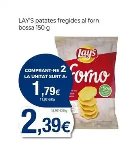 Keisy LAY'S patates fregides al forn bossa oferta