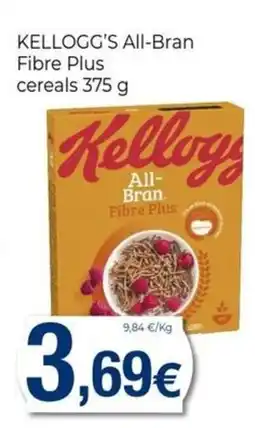 Keisy KELLOGG'S All-Bran Fibre Plus cereals oferta