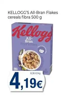 Keisy KELLOGG'S All-Bran Flakes cereals fibra oferta