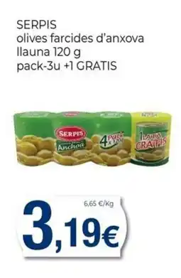 Keisy SERPIS olives farcides d'anxova llauna oferta
