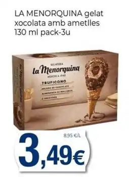 Keisy LA MENORQUINA gelat xocolata amb ametlles oferta