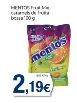 Keisy MENTOS Fruit Mix caramels de fruita oferta