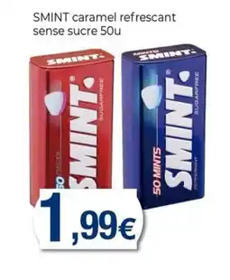 Keisy SMINT caramel refrescant sense sucre 50u oferta