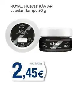 Keisy ROYAL KÄVIAR 'Huevas capelan-lumpo oferta