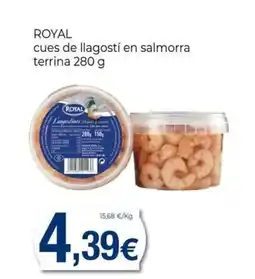 Keisy ROYAL cues de llagostí en salmorra terrina oferta