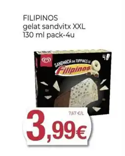 Keisy FILIPINOS gelat sandvitx XXL oferta