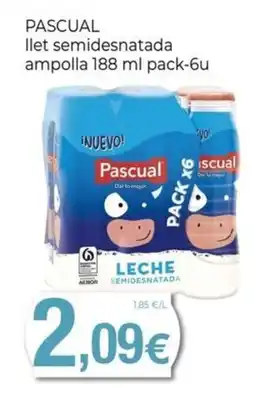 Keisy PASCUAL llet semidesnatada ampolla oferta