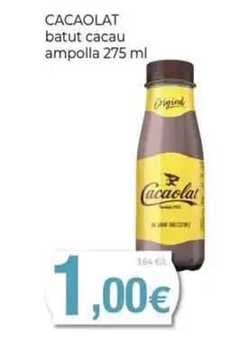 Keisy CACAOLAT batut cacau ampolla oferta