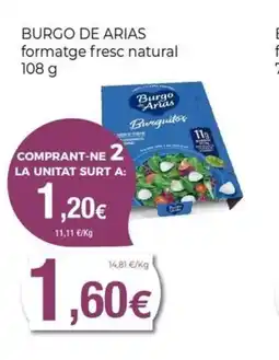 Keisy BURGO DE ARIAS formatge fresc natural oferta