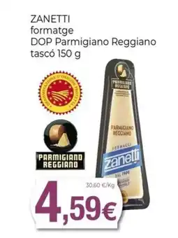 Keisy ZANETTI formatge DOP Parmigiano Reggiano tascó oferta