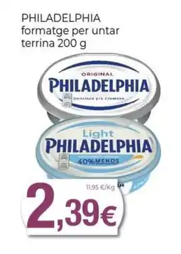 Keisy PHILADELPHIA formatge per untar terrina oferta