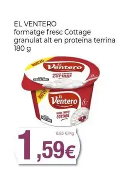 Keisy EL VENTERO formatge fresc Cottage granulat alt en proteïna terrina oferta