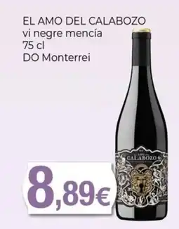 Keisy EL AMO DEL CALABOZO vi negre mencía DO Monterrei oferta