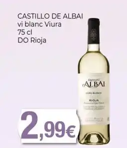 Keisy CASTILLO DE ALBAI vi blanc Viura DO Rioja oferta