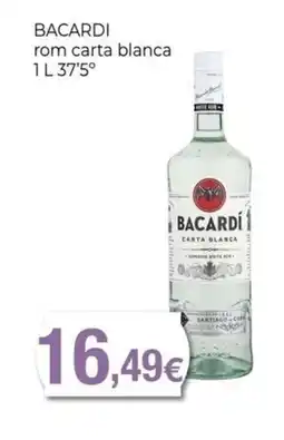 Keisy BACARDÍ rom carta blanca 37'5° oferta