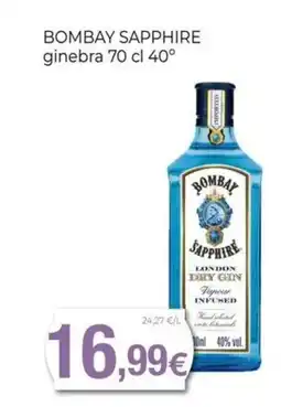 Keisy BOMBAY SAPPHIRE ginebra 40° oferta
