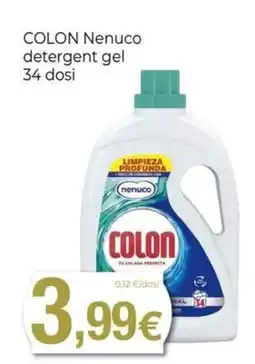 Keisy COLON Nenuco detergent gel 34 dosi oferta