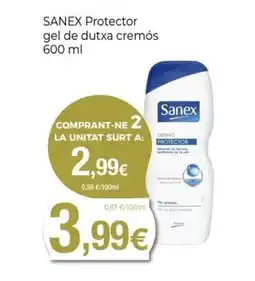 Keisy SANEX Protector gel de dutxa cremós oferta