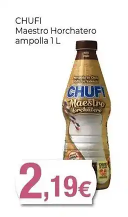 Keisy CHUFI Maestro Horchatero ampolla1 oferta