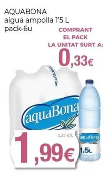 Keisy AQUABONA aigua ampolla oferta