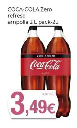 Keisy COCA-COLA Zero refresc oferta