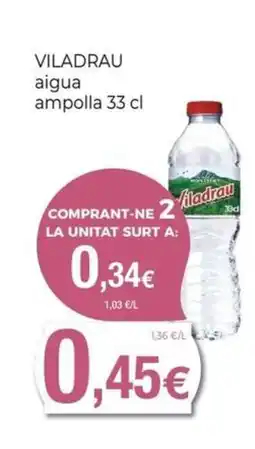 Keisy VILADRAU aigua ampolla oferta
