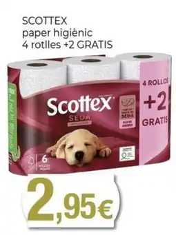 Keisy SCOTTEX paper higiènic 4 rotlles oferta