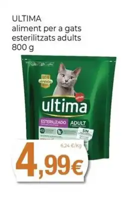 Keisy ULTIMA aliment per a gats esterilitzats adults oferta