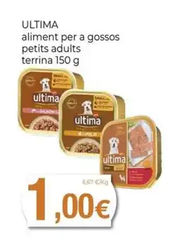 Keisy ULTIMA aliment per a gossos petits adults terrina oferta